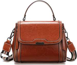 Sac à bandoulière en cuir de qualité supérieure Sac à bandoulière élégant avec sangle réglable, rabat sécurisé, finition élégante et style d'inspiration urbaine - Product Image 4