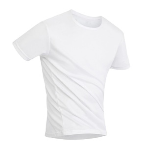 Camisetas de algodón de verano para hombre 2024 Simple cuello redondo elástico sólido nuevo Casual Streetwear Cool camisas para hombres - Product Image 5