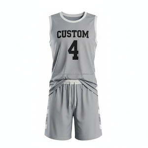Ensemble de maillots de basket-ball pour hommes en gros, maillots et shorts de basket-ball pas chers pour jeunes, uniformes personnalisés pour femmes, ensembles d'uniformes de basket-ball - Product Image 1