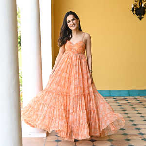 Nueva colección de verano para mujer, vestido largo de diseñador bohemio con hombros descubiertos hasta el suelo - Product Image 3