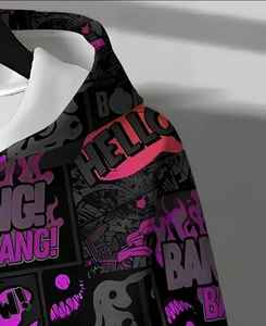 Sweat à capuche pour homme de qualité supérieure, ultra confortable et douillet, 100% coton, brodé, uni, teinture unie avec impression numérique pour l'hiver - Product Image 4