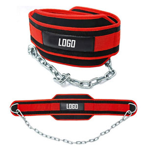 เข็มขัดยกน้ำหนักทำจากไนลอน2025สำหรับฟิตเนสและฟิตเนสโซ่เหล็กยกน้ำหนักอุปกรณ์ฟิตเนส - Product Image 3