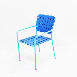 Artex Dong thap เก้าอี้เดี่ยวสไตล์โมเดิร์นพร้อมเชือกทอสีเขียวโครงท่อเหล็กแข็งแรงสำหรับบ้านและคาเฟ่ - Product Image 6