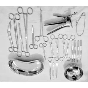 Kit de Instrumentos Quirúrgicos de 22 Piezas, Manual, Reutilizable, Autoclavable, de Acero Inoxidable Clase II, para Cirugía General, con Certificación CE - Product Image 2