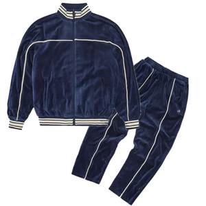 Zipper-Up Polyester Cotton Jogger Suit Hoodies for <b>Men</b> - Product Image 5