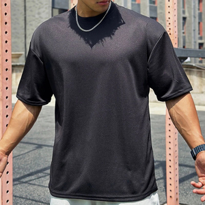 เสื้อยืดแขนสั้นลำลองผู้ชาย ผ้าฝ้าย 100% ไซส์ใหญ่ - Product Image 4