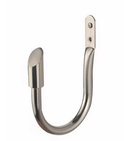 Embrasses de rideaux en alliage d'aluminium, supports en forme de J, accessoire de rideau, embrasses décoratives, accessoires de mode simples