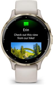 Venu 3S oro morbido in acciaio inossidabile lunetta 1.2 pollici AMOLED Touchscreen Display Smart Watch - Product Image 2