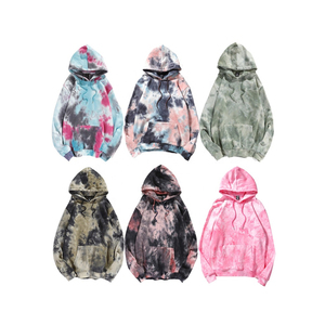 Sweat-shirt à capuche Tie Dye pour homme, vente en gros, Vintage, Streetwear, Slim, multi-capuche - Product Image 5