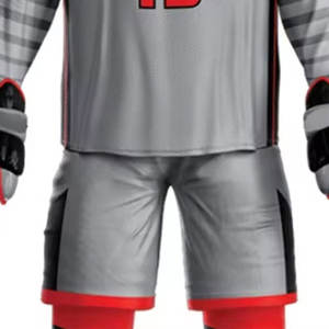 Tenue d'équipe de hockey sur glace, uniforme de hockey sur glace de haute qualité, couleur personnalisée, 100% polyester, en vente en ligne - Product Image 4