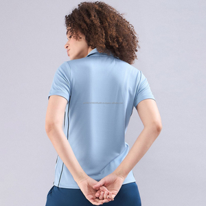 Camisetas Polo de Tenis para Mujer Fit2Fight, Camisa de Golf de Manga Corta con Botones, Camisetas Ligeras de Secado Rápido de Alto Rendimiento - Product Image 2