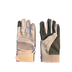Baseball Batting Gloves Wholesale Custom New Design Logo Leather Batting Gloves Short Cuff Breathable Lightweight - Product Image 1