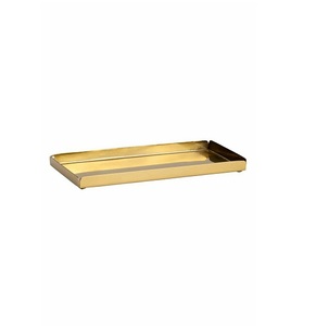 Plateaux de service en métal galvanisés par cuivre faits à la main pour la décoration et les cadeaux pour l'exportation dans des formes et des polonais de tailles personnalisés - Product Image 4