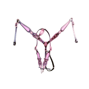 Cuir véritable Style Western Headstall d'équitation Durable et confortable Cheval Halter & Stable Disponible dans le prix - Product Image 3