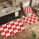 Ensemble de tapis de salle de bain imprimés sur mesure pour salle de bain, rideau de douche antidérapant, tapis de bain - Product Image 2