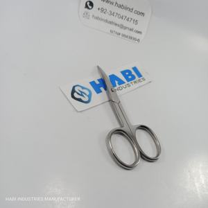 กรรไกรสแตนเลสขนาดเล็ก3.5นิ้วแบบมืออาชีพสำหรับการทำเล็บมือดีไซน์คลาสสิกขอบหนังกำพร้าคมเครื่องมือดูแลความงามเล็บ - Product Image 4