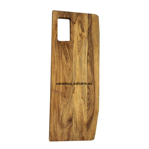Planche à découper rectangulaire en bois de haute qualité bloc à découper fait à la main classique élégant Designer planche à découper - Product Image 3