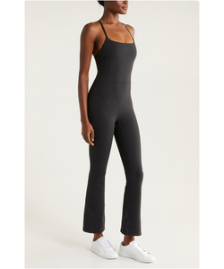 Mono Deportivo Casual para Mujer, Talla Grande, Cintura Alta, Cómodo, Duradero, Transpirable, Sin Mangas, Spandex/Poliéster, Primavera - Product Image 3