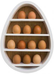 Minimalist Wooden Egg Rack For Contemporary Homes Designed To Blend Functionality <b>With</b> Simple Elegant Natural Look - Product Image 3