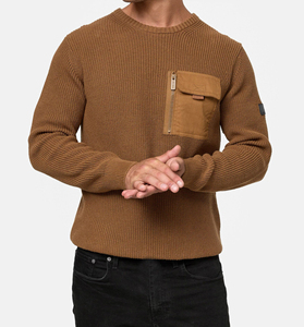 Sweat-shirt à col rond en polaire unisexe ODM de haute qualité Logo personnalisé Coton lourd pour hommes Sweat-shirt personnalisé pour hommes - Product Image 2