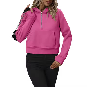 Sudadera con Capucha de Forro Polar Estampada ODM de Invierno, Logotipo Personalizado, para Mujer, Alta Calidad, 100% Algodón, Talla Grande - Product Image 5