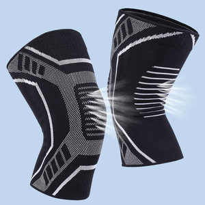 Genouillères élastiques en nylon multicolores sur mesure - Product Image 5