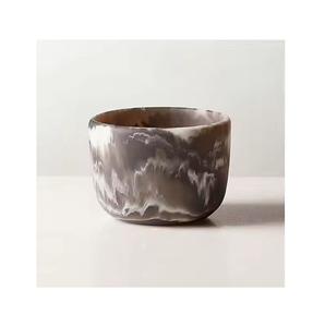 Juego de cuencos para servir de resina hechos a mano personalizados altamente pulidos de alta calidad para el hogar, hotel y restaurante de la India - Product Image 3