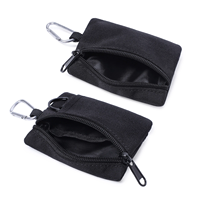 Portable Mini Oxford porte-monnaie unisexe Simple couleur unie petit portefeuille fermeture éclair porte-carte pochette à fermeture éclair