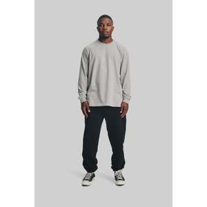 T-shirt Oversize à manches longues 240-300 g/m² en jersey épais avec impression sérigraphiée compressée – Modèle 1011 - Product Image 3