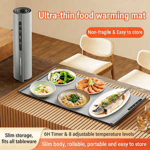 Hot Selling Portable Electric Stove Temperature Control Eco-Friendly Heat Resistant Warm Food Tray <b>Silicone</b> Heating Pad - Product Image 4