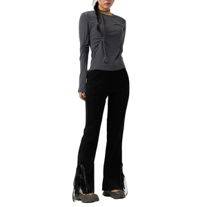 Pantalon de sport décontracté pour homme, confortable, taille mi-haute, léger, jambe droite, entraînement, gym, yoga, leggings évasés 2026 - Product Image 4