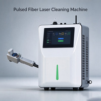Machine de nettoyage au laser à fibre pulsée portable 50W, système d'élimination de la rouille, de la peinture et de l'oxyde, équipement de préparation des surfaces métalliques