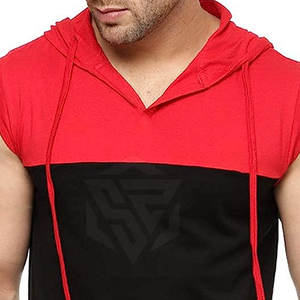 <b>Men</b> Activewear <b>Sleeveless</b> <b>Hoodie</b> Quick Dry Fabric Bodybuilding <b>Sleeveless</b> <b>Hoodie</b> Sporty Muscle Fit Design - Product Image 6