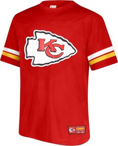 Camiseta Deportiva Duradera de Poliéster de Secado Rápido con Bordado a Máquina Personalizado de los Kansas City Chiefs en Rojo - Product Image 2