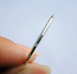 Bague de mariage en diamant cultivé en laboratoire en or 10 carats empilant une bague de fiançailles en diamant d'éternité cadeau de mariage ou de fiançailles pour l'amour - Product Image 3