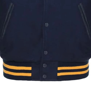 Chaqueta de Béisbol de Talla Grande de Alta Calidad 2026, Fabricante de Ropa Urbana Personalizada, Chaqueta Universitaria con Parche Bordado de Chenilla - Product Image 3