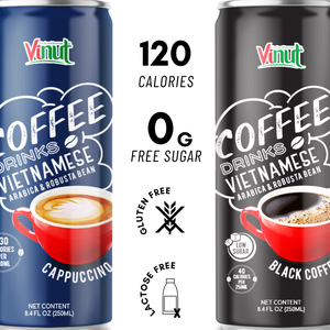 Boîte de conserve VINUT de 250 ml (en conserve) – Café Cappuccino Arabica personnalisé OEM sous marque privée – Fournisseurs et fabricants - Product Image 3