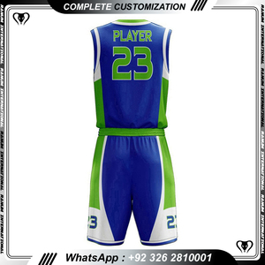 Uniforme de Baloncesto Hecho en Pakistán, Uniforme de Baloncesto Juvenil de Estilo Nuevo Hecho a Medida al por Mayor - Product Image 3