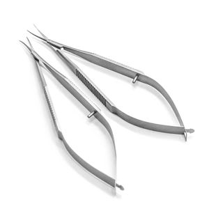 Tijeras Vannas Premium de Acero Inoxidable, Rectas y Curvas, Reutilizables, para Oftalmología, Neurocirugía, Estética, Microcirugía, Herramienta Quirúrgica - Product Image 1