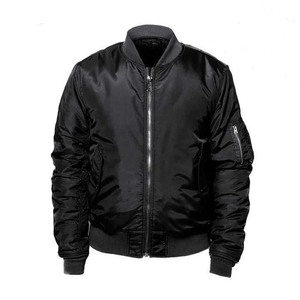 Veste bomber pour homme sur mesure, design personnalisé, couleur personnalisée, col montant, logo sur le devant, manches longues - Product Image 6