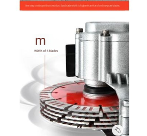 Machine à rainurer et à couper à lames multiples, machine à couper le béton, outil de coupe électrique pour rainurage. - Product Image 5