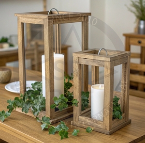 Luxury <b>Wooden</b> <b>Lantern</b> for Corporate & Personal Gifting - Product Image 1