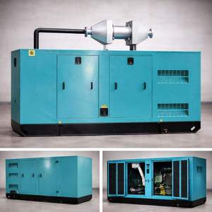 Heavy Duty 400kW Diesel <b>Generator</b> with Acoustic Enclosure Auto Start 1800 RPM Silent Type for Stationary Power Use - Product Image 3