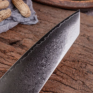 Cuchillo de Cocina de Acero de Damasco para Cortar Carne, Cuchillo Japonés para Rebanar con Mango G10, Cuchillo Pequeño de Acero Inoxidable para Verduras - Product Image 5