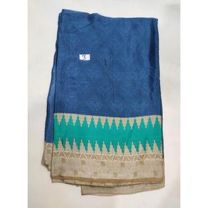 Tela Crepe Saree Nueva calidad de reciclaje Material ligero y de cortinas para ropa de dormir con estampado de puntos elegante disponible para niñas - Product Image 3
