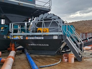 Roue de seau de machine à laver de sable CBW-900 de rendement élevé pour le caillou de silice pour l'exploitation minière - Product Image 6