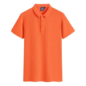 Camiseta de manga corta de poliéster/algodón de alta calidad para hombre, patrón sólido personalizable, serigrafía transpirable de secado rápido - Product Image 6