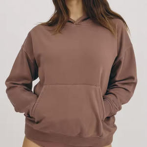 Sudaderas con capucha de algodón orgánico para mujer de alta calidad personalizadas Sudadera con capucha para mujer Sudadera con capucha de lana orgánica - Product Image 3