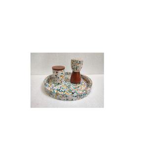 Ensemble de plateaux à bakhoor en incrustation d'os unique, conçu pour une décoration distinctive, avec une qualité supérieure et des détails artistiques - Product Image 1