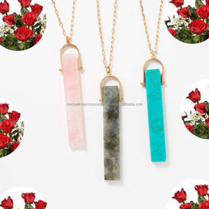 Colgante de ámbar con forma de corazón chapado en oro y plata para hombre, joyería de inspiración hindú para fiestas infantiles - Product Image 5